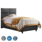 HM652.01 bed MILO, grey fabric, 90x200 image 1