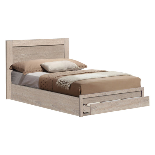 Bed Melany HM323.12 with 1 drawer Sonoma 110x190 image 1