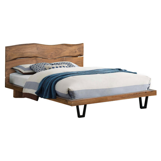 Bed HM8218.11 Nicole, solid wood acacia, 160x200 image 1