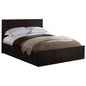 MELAMINE BED FOR MATTRESS 160Χ200cm. WENGE FB92432.02 image 1