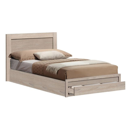 Bed Melany HM346.02 with 1 Drawer Sonoma 90x190cm image 1