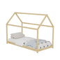 BED FOR KIDS PEPE HM678.01 t.MONTESSORI SOLID PINE WOOD IN NATURAL- 140x70cm. image 1