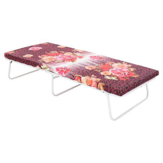 Bed -Camp Bed 6cm foam 180x80 pillow with wooden support image 1