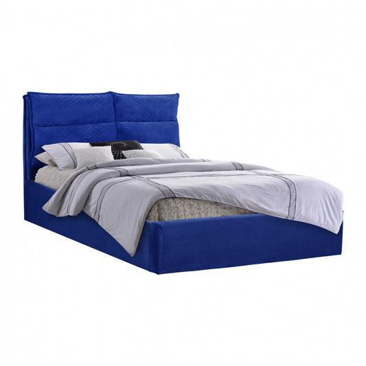 Bed Royalty from blue velvet King Size 160x200 cm. HM563.08 image 1