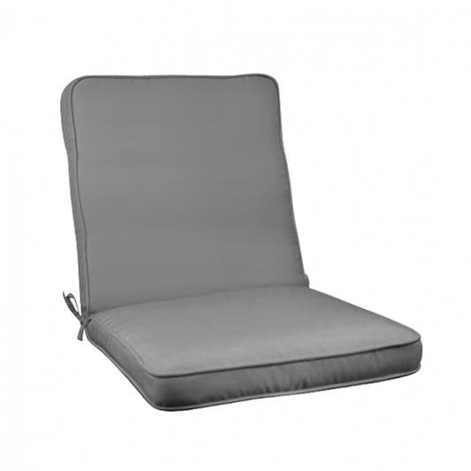 Pillow for chair Polyester Chios Grey HM11239.10P 100(45+55)x45x5cm image 1