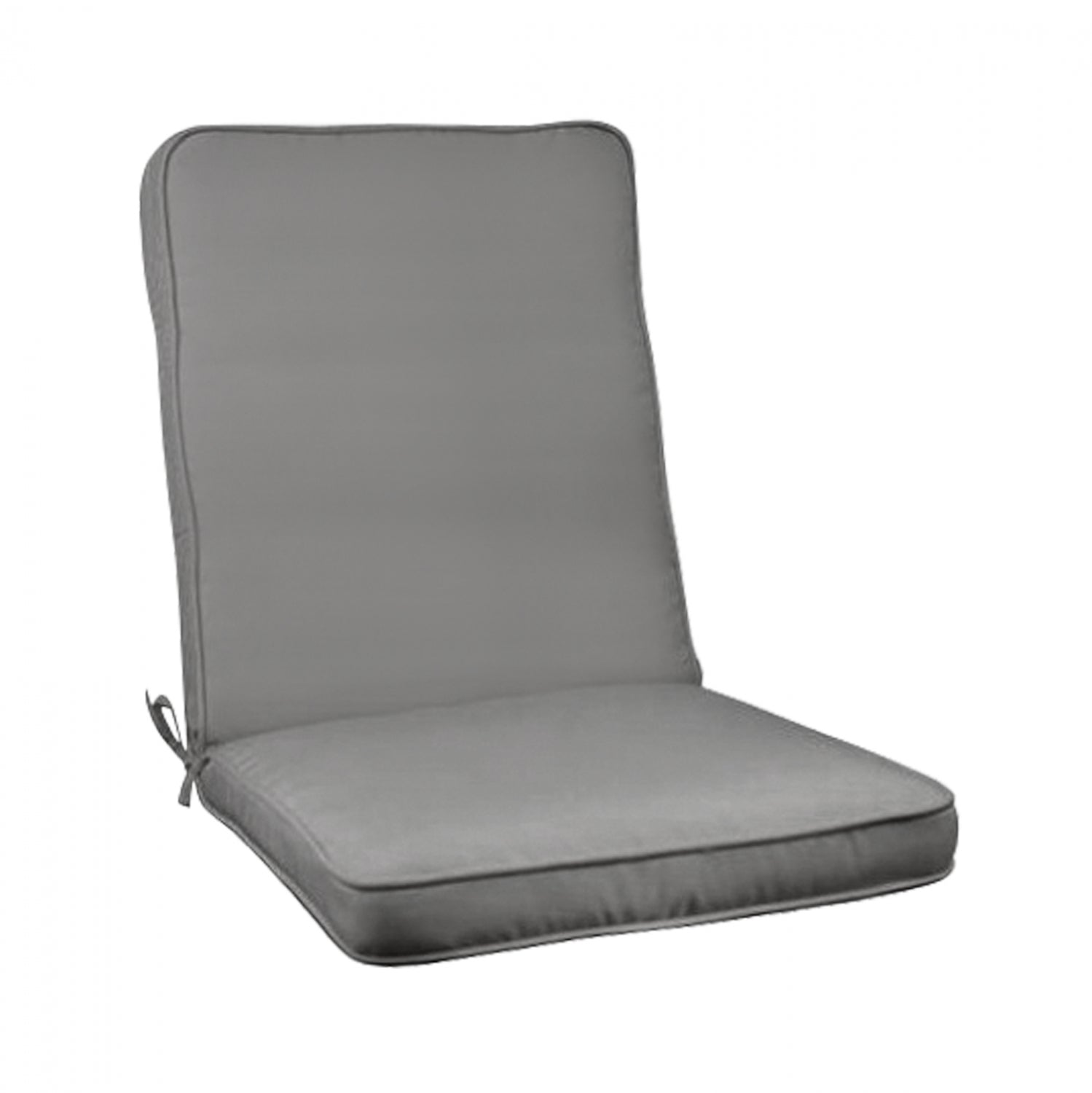 Pillow for chair with back Polyester Chios Grey HM11238.10P 117(45+72)x45x5cm image 1