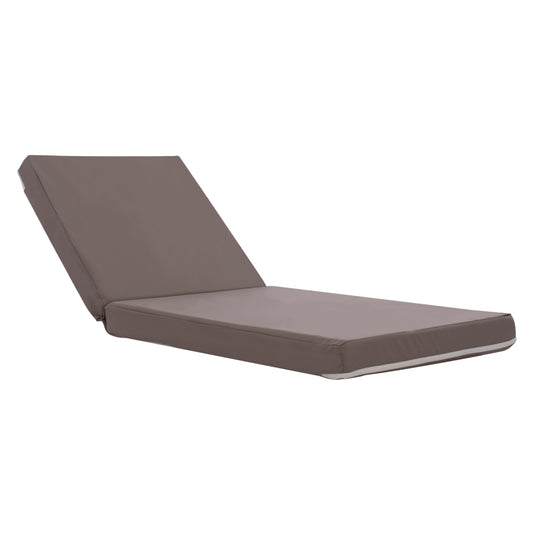 Sunbed Pillow Polyester Sifnos Grey HM11235.10P 198(119+1+78)x70x10cm image 1