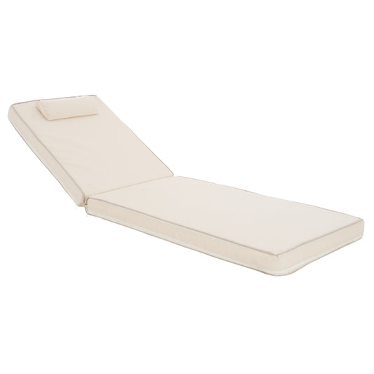 Sunbed Cushion Textline Sifnos Beige HM11236.60T 196(117+1+78)x58x8 cm image 1