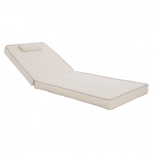 Sunbed Cushion Textline Sifnos Beige HM11237.60T 198(119+1+78)x70x10cm image 1