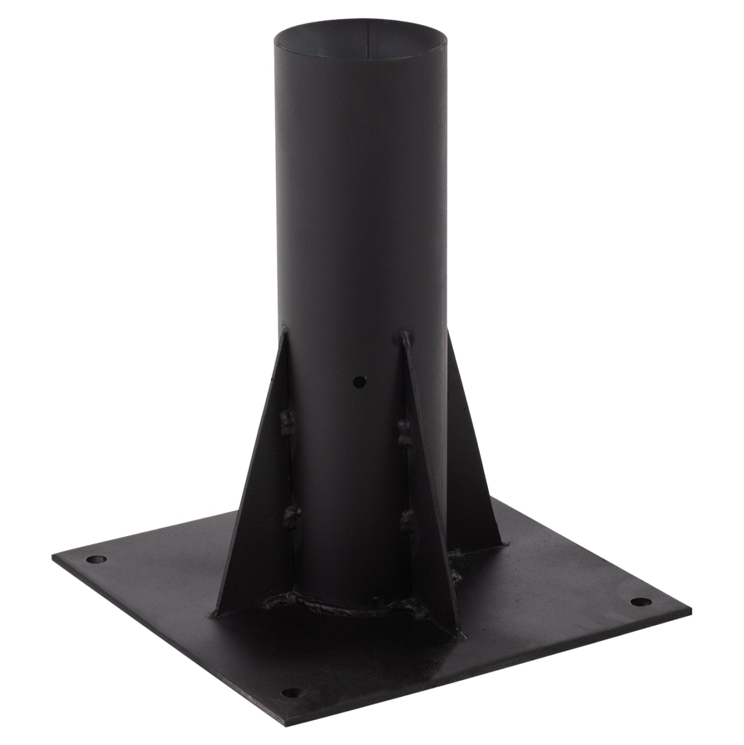 Metallic Straw umbrella's base in BLACK color, square 25x25x30Υ εκ. heavy duty image 1