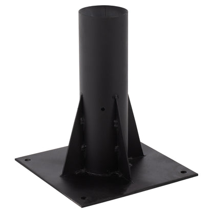 Metallic Straw umbrella's base in BLACK color, square 25x25x30Υ εκ. heavy duty image 1