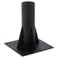 Metallic Straw umbrella's base in BLACK color, square 25x25x30Υ εκ. heavy duty image 1