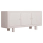 BUFFET SERIES SANTORINI HM18068 MDF IN OFF-WHITE COLOR-3 DOORS 140x38x64Hcm. image 1
