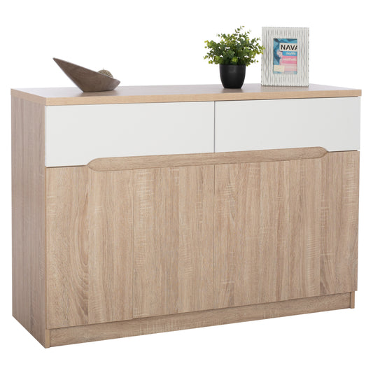 Buffet HM2234.02 2 Drawers & 4 Doors Sonama 120x40x80cm image 1