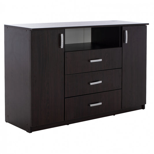ΜΠΟΥΦΕΣ ΜΕ 2 ΝΤΟΥΛΑΠΙΑ Κ 3 ΣΥΡΤΑΡΙΑ ADLER WENGE HM2430.02 120X45X85Y εκ. image 1