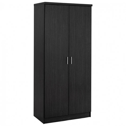 Wardrobe 2 Door Zebrano HM368.01 80x43x181 image 1