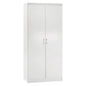 WARDROBE WITH 2 DOORS IN WHITE HM368.05 80x43x181 cm. image 1