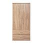 Wardrobe 2 Door with 2 drawers HM338.02 Sonama 80x42x181 image 1