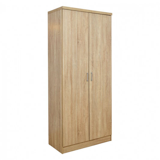 Wardrobe 2 Door with 3 Selves HM337.02 Sonama 60x42x180 image 1