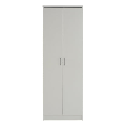 Двукрилен гардероб BAILEY с 3 рафта и меламин 60Χ43Χ181H cm