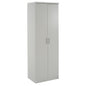 WARDROBE BAILEY HM337.05 2-LEAF 3 SHELVES MELAMINE IN WHITE 60Χ43Χ181H cm. image 1