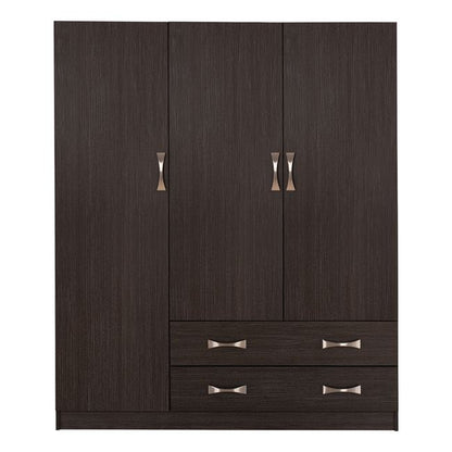 Шкаф с 3 врати 150x55x180cm и 2 чекмеджета Zebrano
