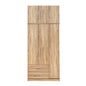 Wardrobe 3 Door with Loft & 2 Drawers Sonama 90x42x241 image 1