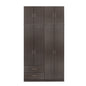 Wardrobe 4 Door with loft and 2 drawers zebrano 120x42x241 image 1