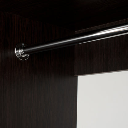 Шкаф 2-ка с Огледало и Плъзгащи Врати Wenge 160x60x210H