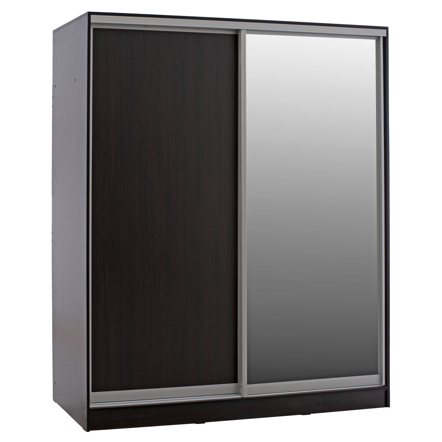 WARDROBE 2-LEAF HM2434.02 ADLER SLIDING DOORS MIRROR WENGE 160x60x210H image 1