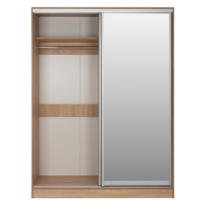 Шкаф с Плъзгащи Врати и Огледало Сонама 160x60x210 см