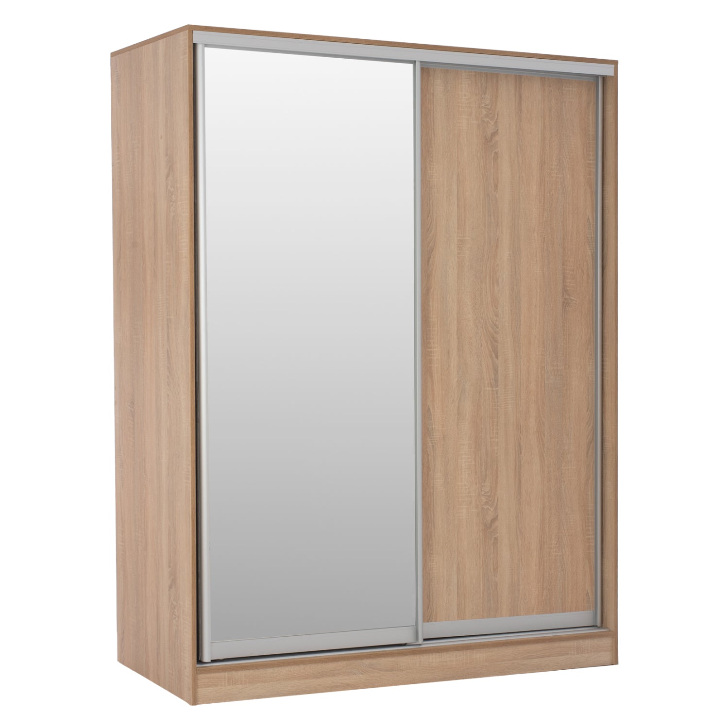 WARDROBE WITH SLIDING DOORS WITH MIRROR SONAMA HM2434 160x60x210 cm. image 1