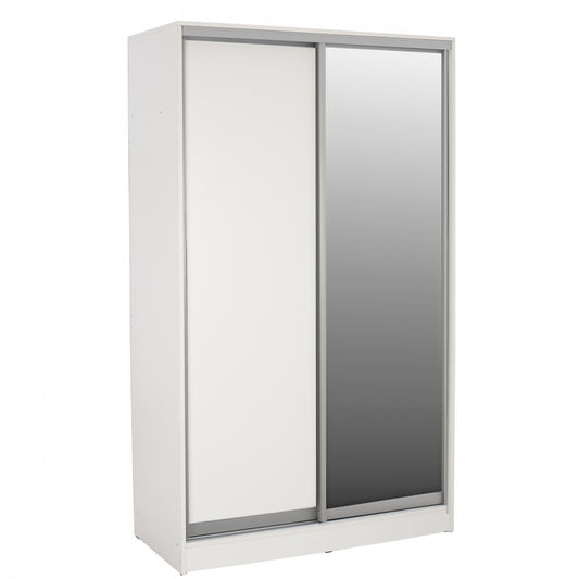 ΝΤΟΥΛΑΠΑ ΣΥΡΟΜΕΝΗ ADLER ΜΕΛΑΜΙΝΗΣ 120x60x220Yεκ. ΔΙΦΥΛΛΗ ΛΕΥΚΗ ΜΕ ΚΑΘΡΕΠΤΗ HM2460.03 image 1