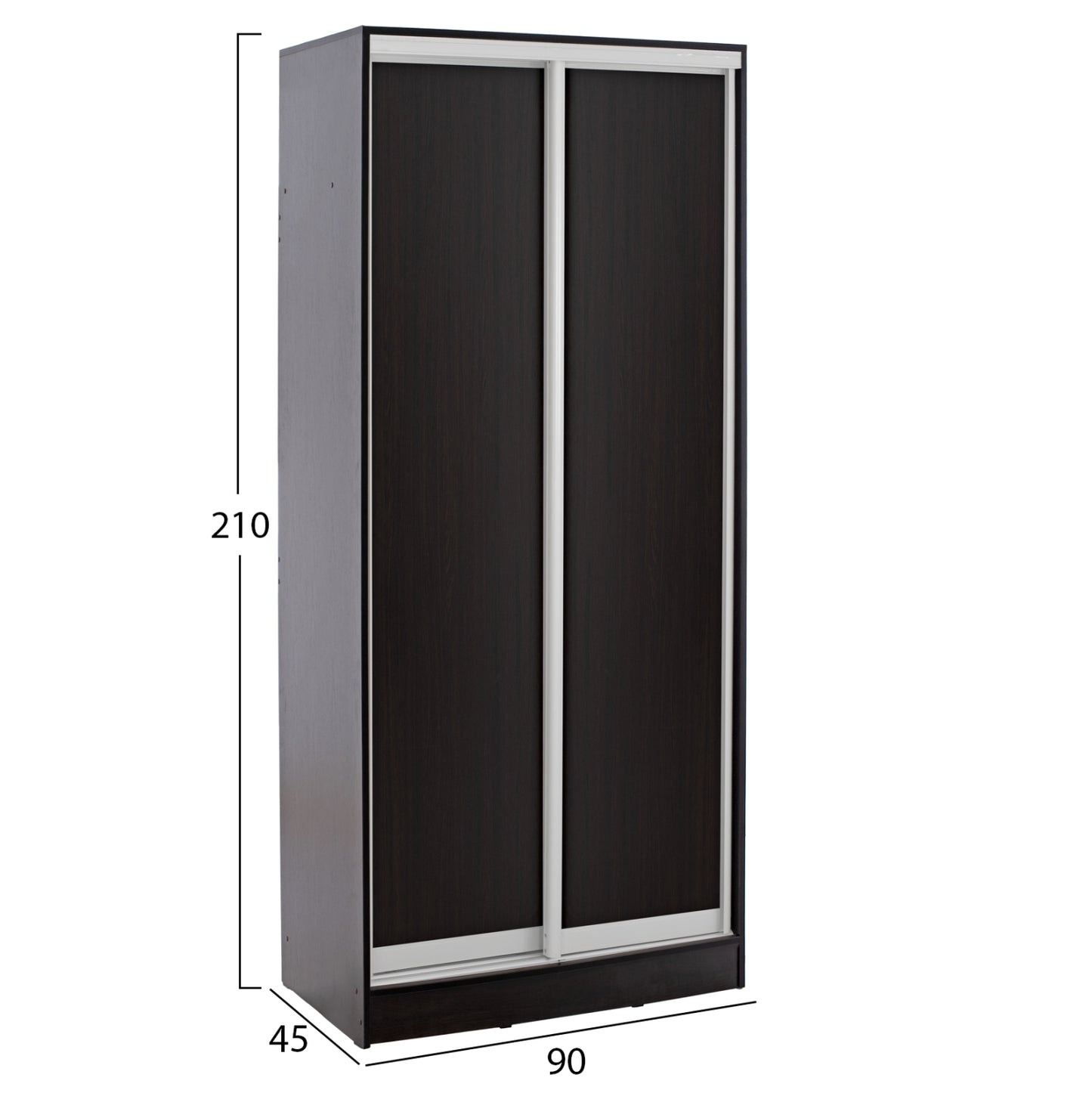 Ντουλάπα Συρόμενη Adler Μελαμίνης 90x45x210 εκ. Вέγγε за Организация