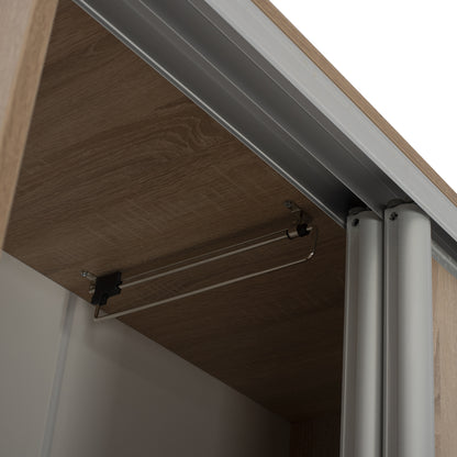 НΤΟΥΛΑΠΑ ΣΥΡΟΜΕΝΗ ADLER ΜΕΛΑΜΙΝΗΣ 90x45x210 с 2 Πόρτες