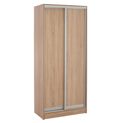ΝΤΟΥΛΑΠΑ ΣΥΡΟΜΕΝΗ ADLER ΜΕΛΑΜΙΝΗΣ 90x45x210Yεκ. SONAMA OAK 2ΦΥΛΛΗ HM2436.01 image 1