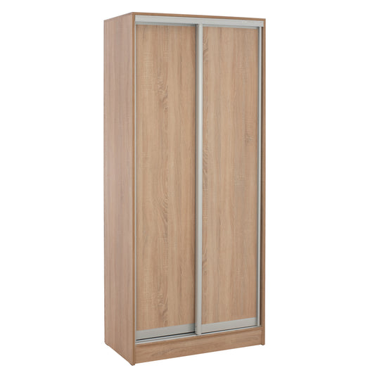 ΝΤΟΥΛΑΠΑ ΣΥΡΟΜΕΝΗ ADLER ΜΕΛΑΜΙΝΗΣ 90x45x210Yεκ. SONAMA OAK 2ΦΥΛΛΗ HM2436.01 image 1