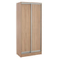ΝΤΟΥΛΑΠΑ ΣΥΡΟΜΕΝΗ ADLER ΜΕΛΑΜΙΝΗΣ 90x45x210Yεκ. SONAMA OAK 2ΦΥΛΛΗ HM2436.01 image 1