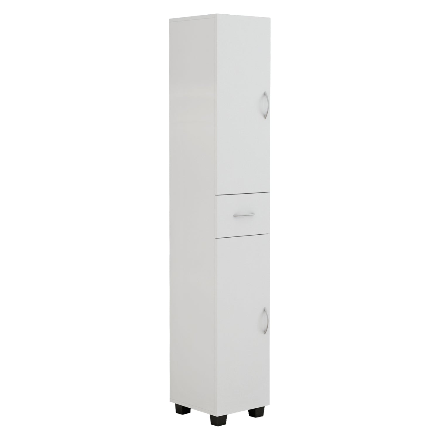 CABINET ADEMIA MULTI-PURPOSE COLUMN MELAMINE WHITE 30x33x175,5Hcm.HM9124.11 image 1
