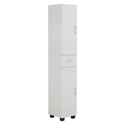 CABINET ADEMIA MULTI-PURPOSE COLUMN MELAMINE WHITE 30x33x175,5Hcm.HM9124.11 image 1