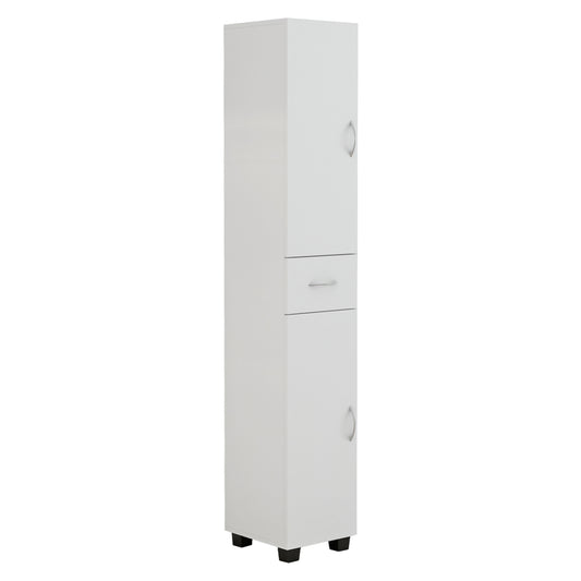 CABINET ADEMIA MULTI-PURPOSE COLUMN MELAMINE WHITE 30x33x175,5Hcm.HM9124.11 image 1