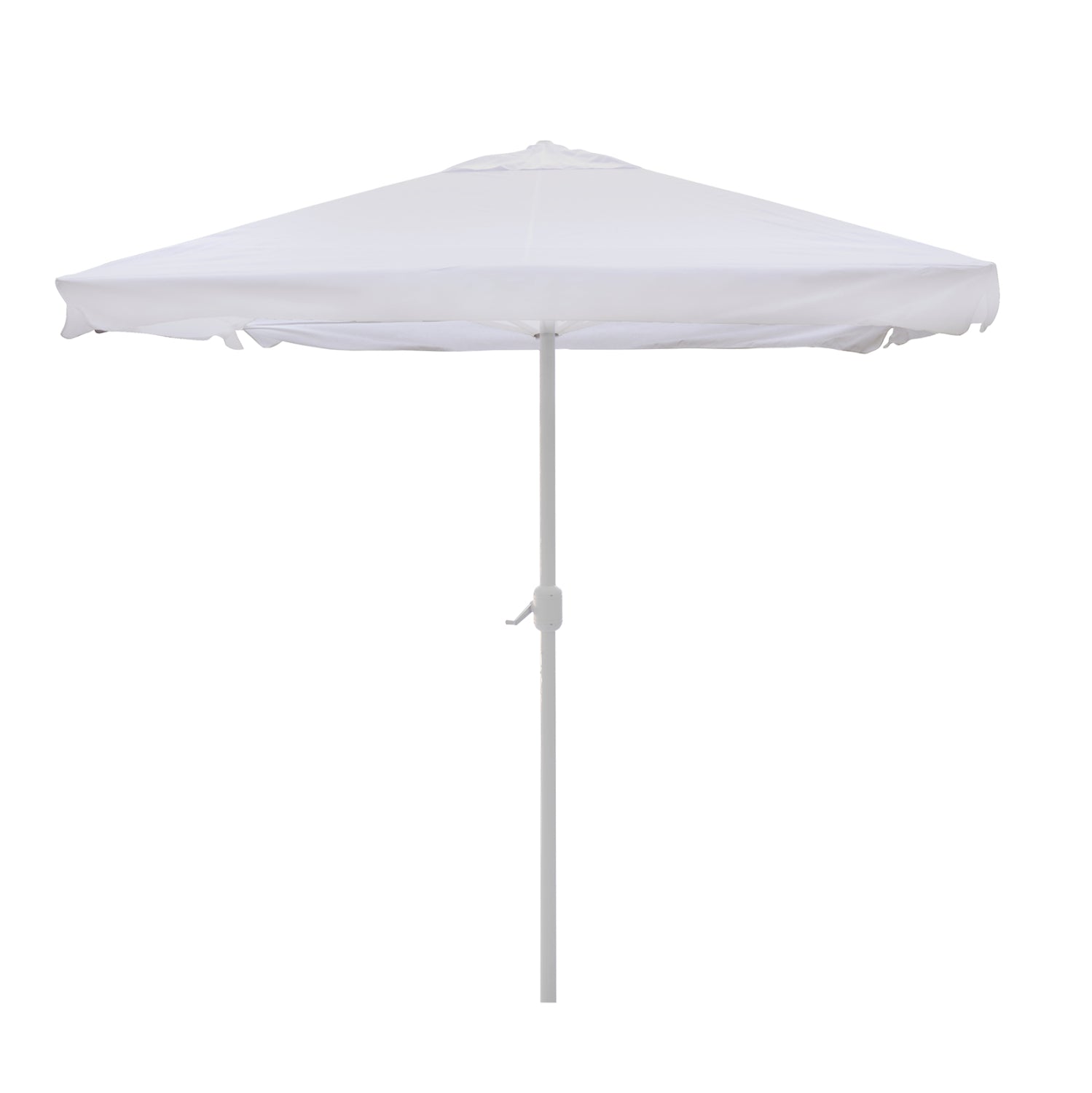 Umbrella 3x3x2,65 m. Aluminum Cream with Crank HM6004 image 1