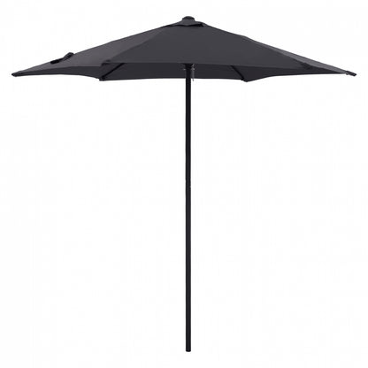 ALUMINUM UMBRELLA 2.50M WITH 6 RADIES GRAY CLOTH HM6030.10 image 1