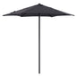 ALUMINUM UMBRELLA 2.50M WITH 6 RADIES GRAY CLOTH HM6030.10 image 1