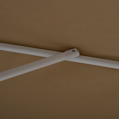 ALUMINUM UMBRELLA Φ3Μ HM6003.02 MOKA WITH ELEVATOR
