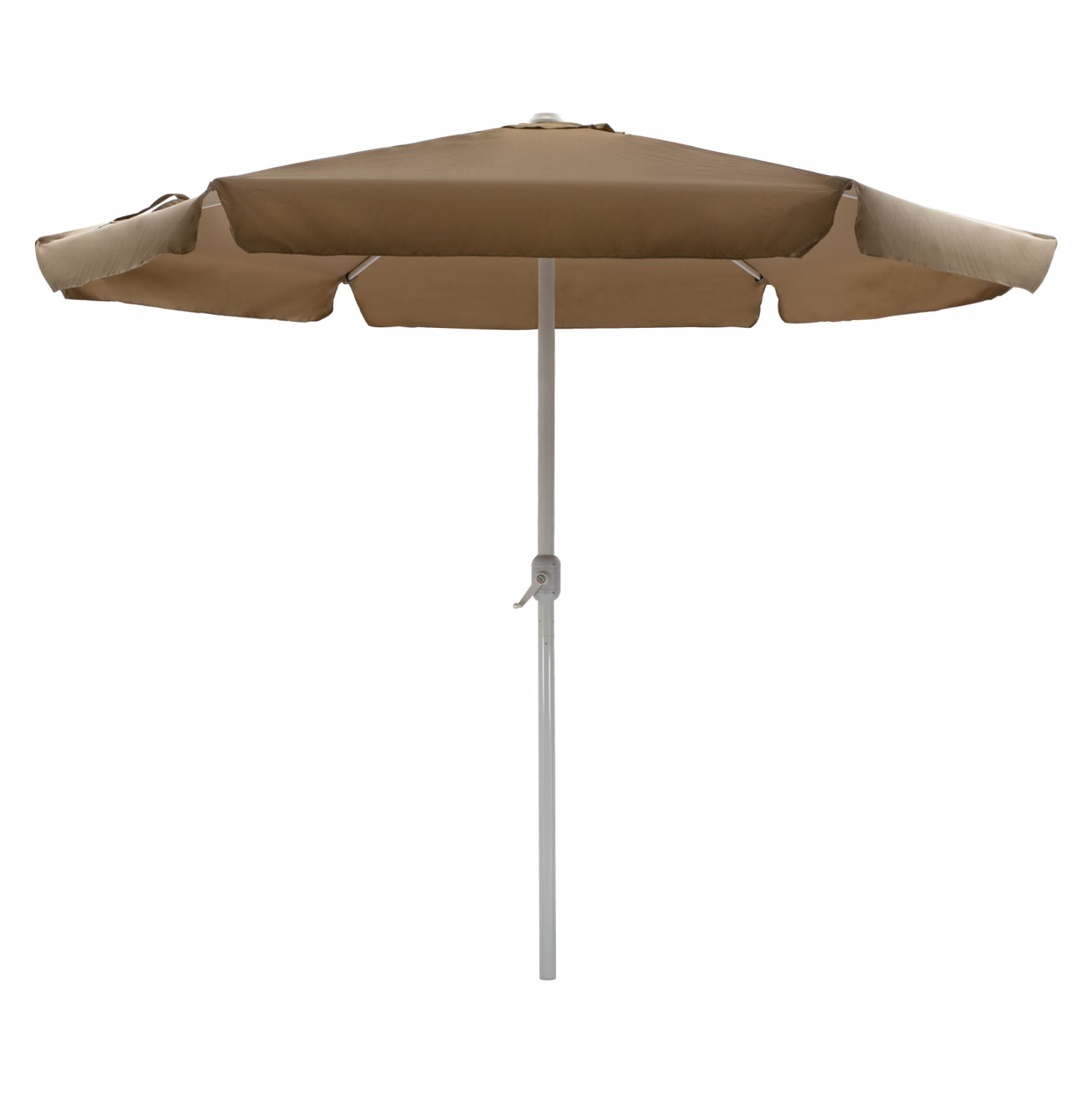 ALUMINUM UMBRELLA Φ3Μ HM6003.02 MOKA WITH ELEVATOR image 1