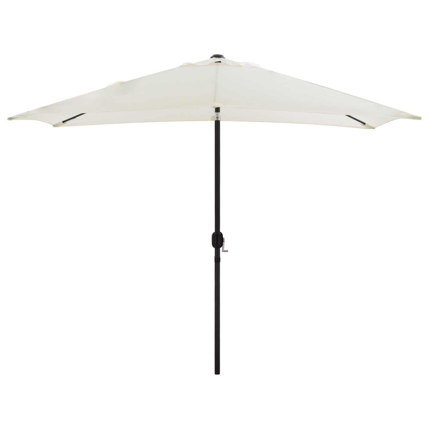 ALUMINUM UMBRELLA HM6029.10 RECTANGULAR RECLINING BEIGE GRAY 262x170x253 cm. image 1