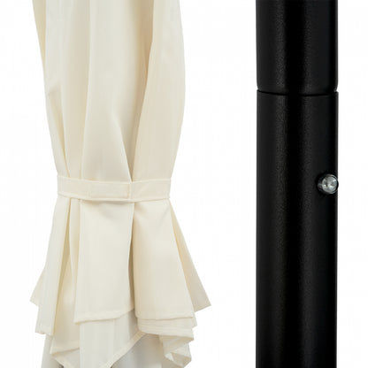 ALUMINUM UMBRELLA HM6030.02 ECRU- GRAY Φ250x236 cm.