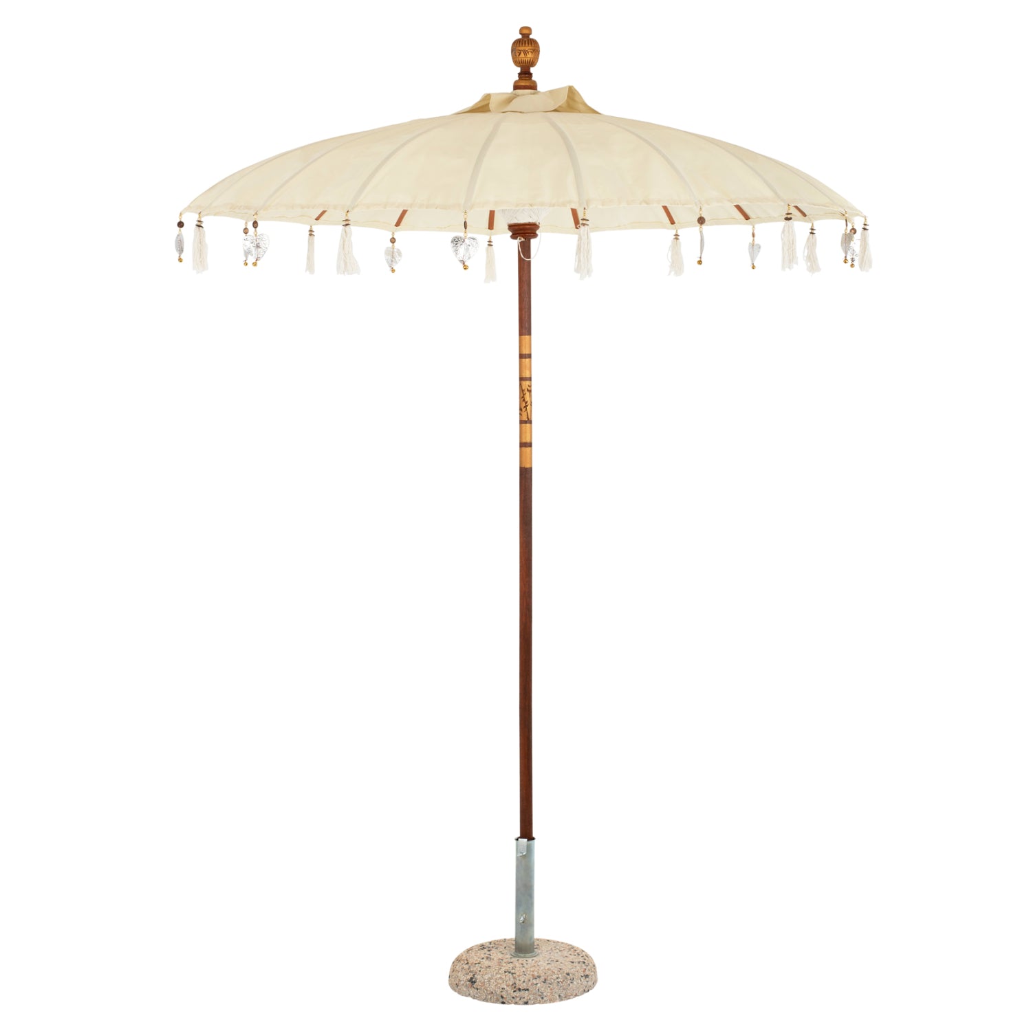 UMBRELLA WITHOUT BASE HM6034 OFF-WHITE Φ200 cm image 1