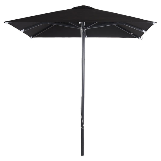 Professional Umbrella ALU 2.20x2.20 Black Fabric Acrylic 8rays HM6013.03 image 1